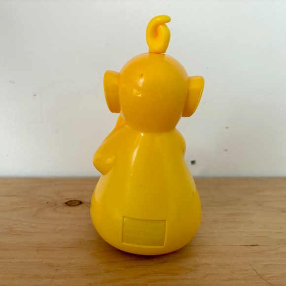 Vintage 90s Teletubbies Laa-Laa Toddlin Teletubby Rolling Baby Toy - Picture 3 of 7